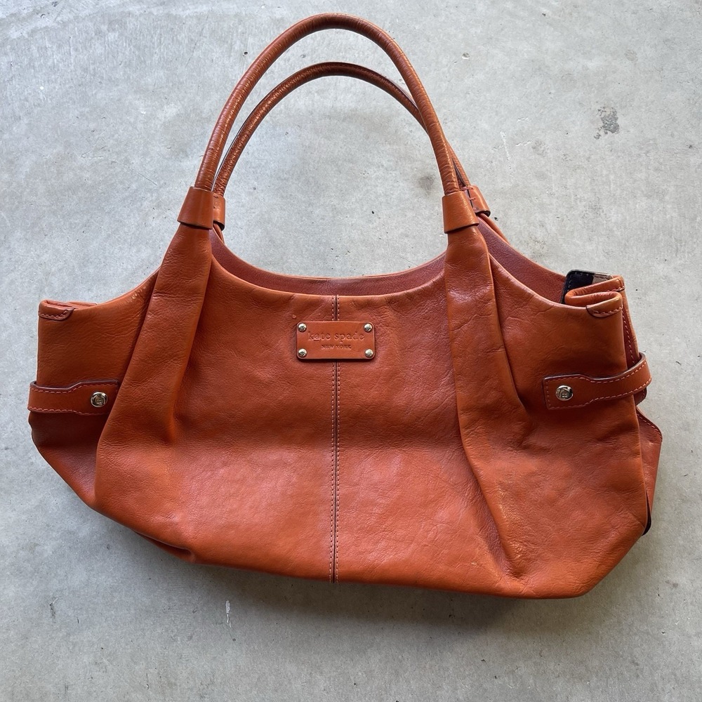 Kate Spade Berkshire Road Stevie Satchel‎ Orange Leather Shoulder bag